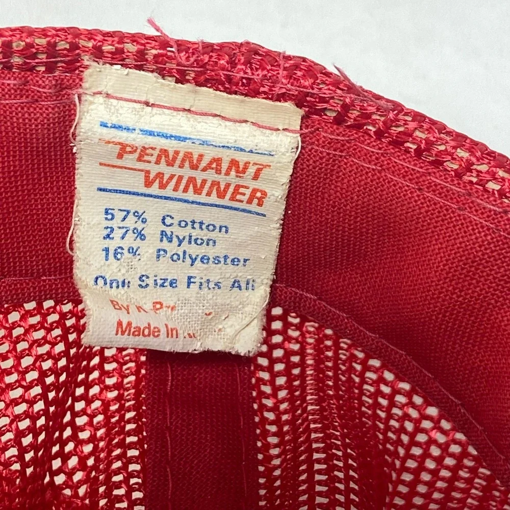 Vintage Payless Cashways Hat Foam Snapback Trucker Building‎ Pennant Winner Y2K